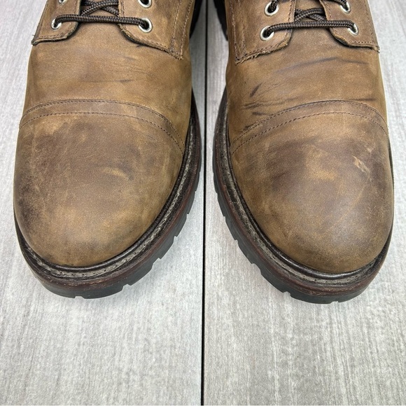 Thursday Boot Company Statesman Burnt Copper Leather Derby Shoes Mens Size 13 - Picture 7 of 12